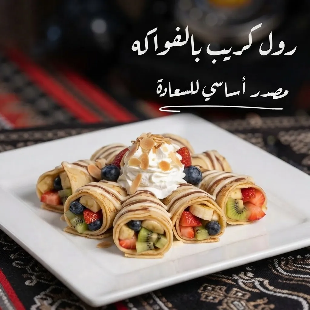 كريب فواكه رول