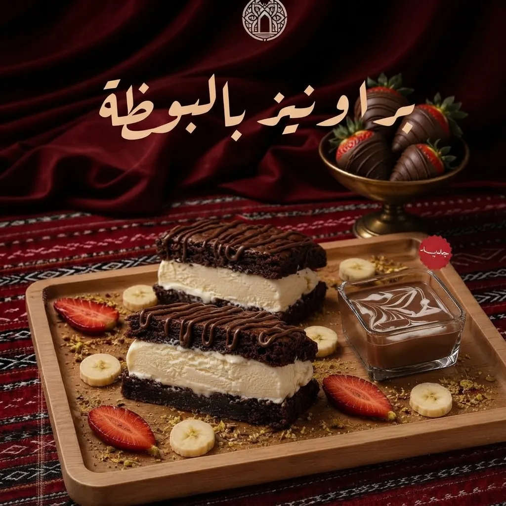 براونيز مع آيس كريم