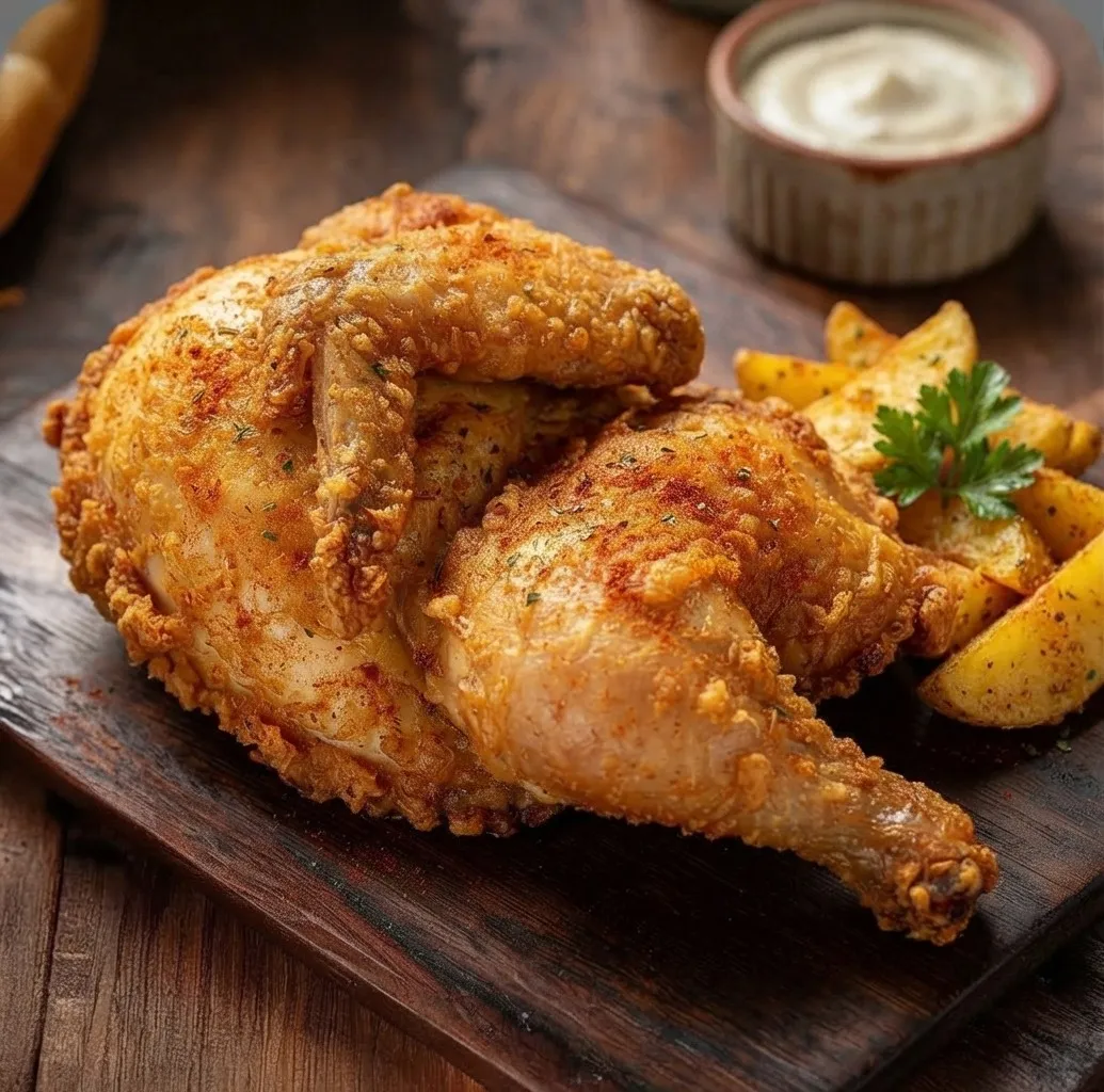 نص فروج بروستد