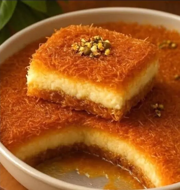 كنافة بالقشطة