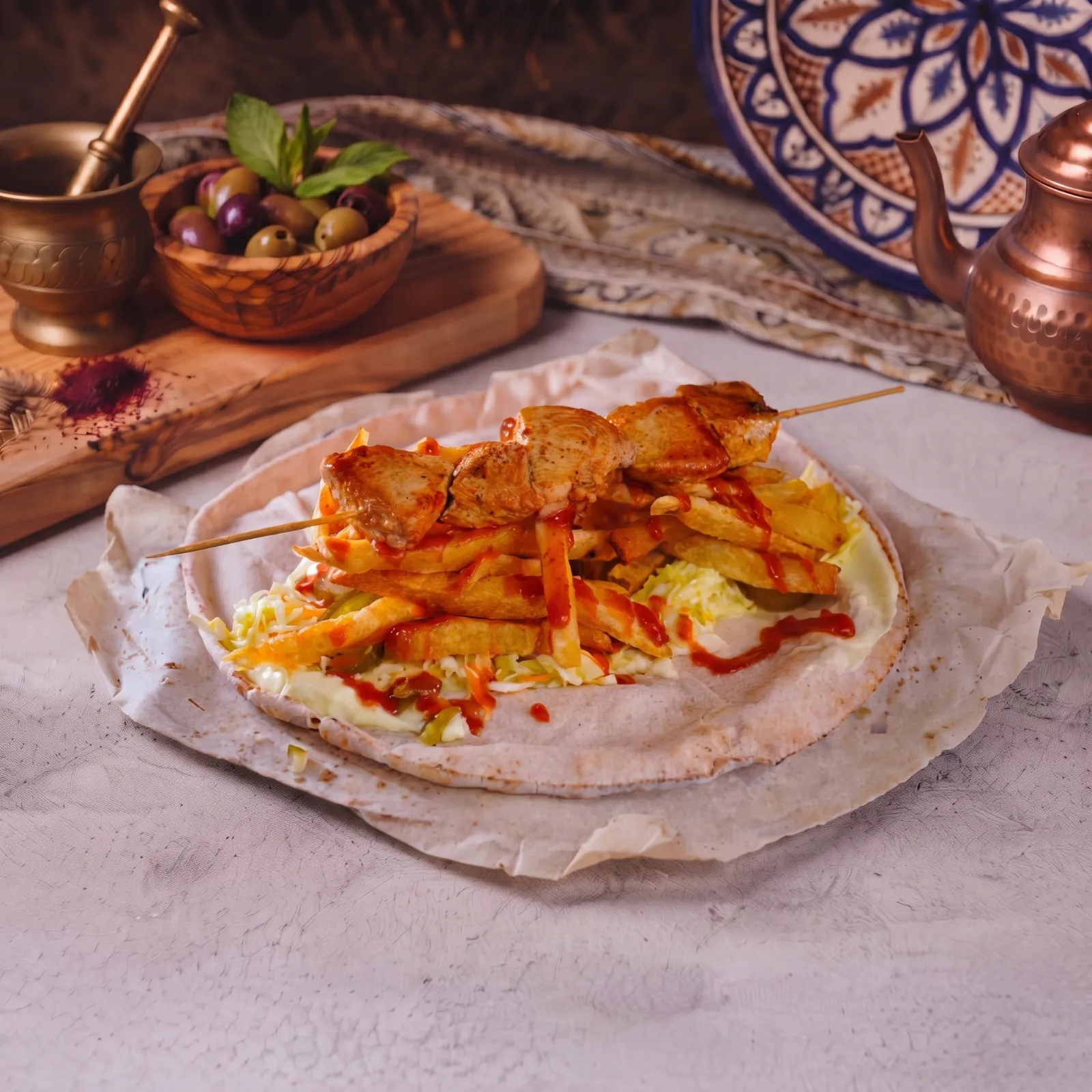 ساندويشة شيش طاووق
