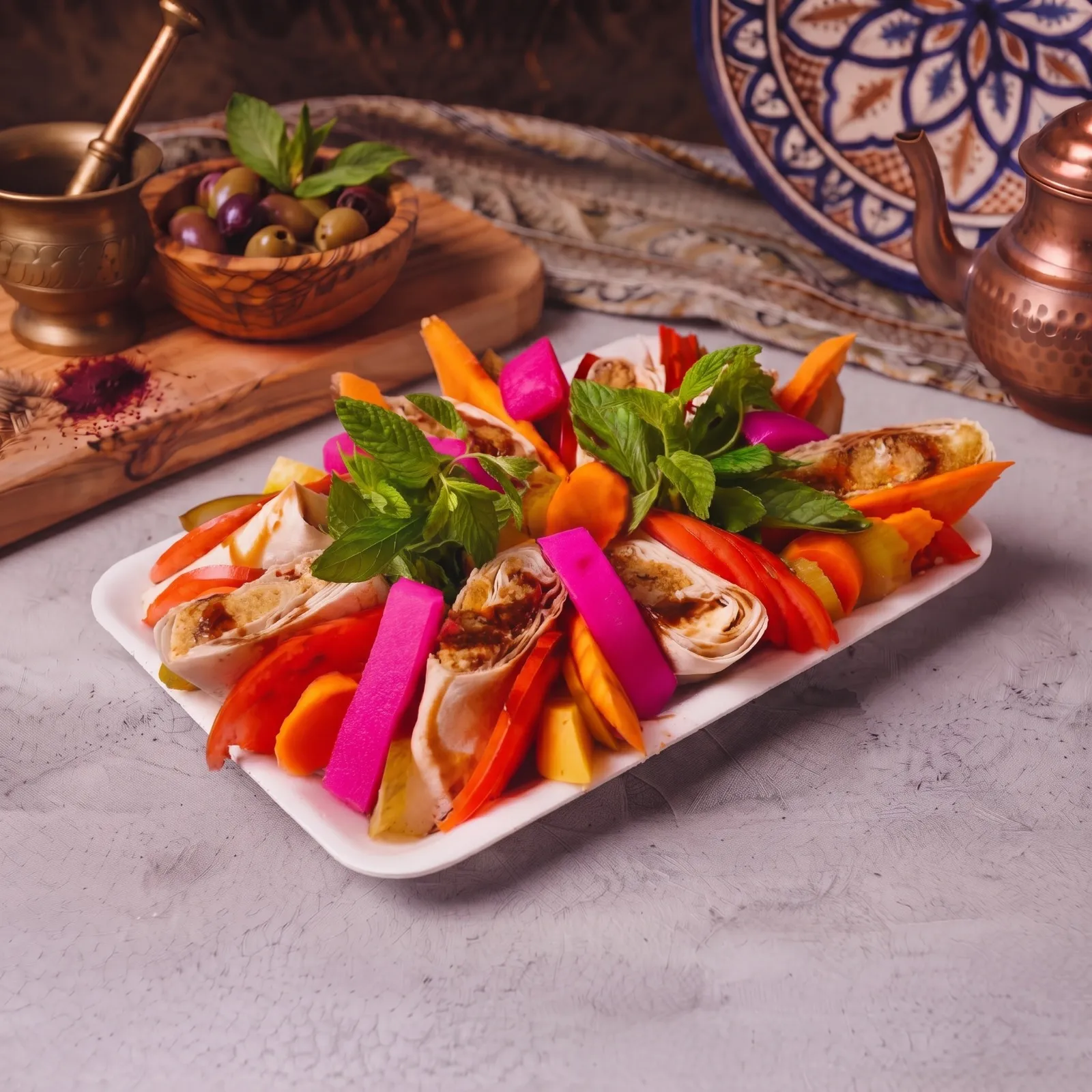 وجبة فلافل عربي