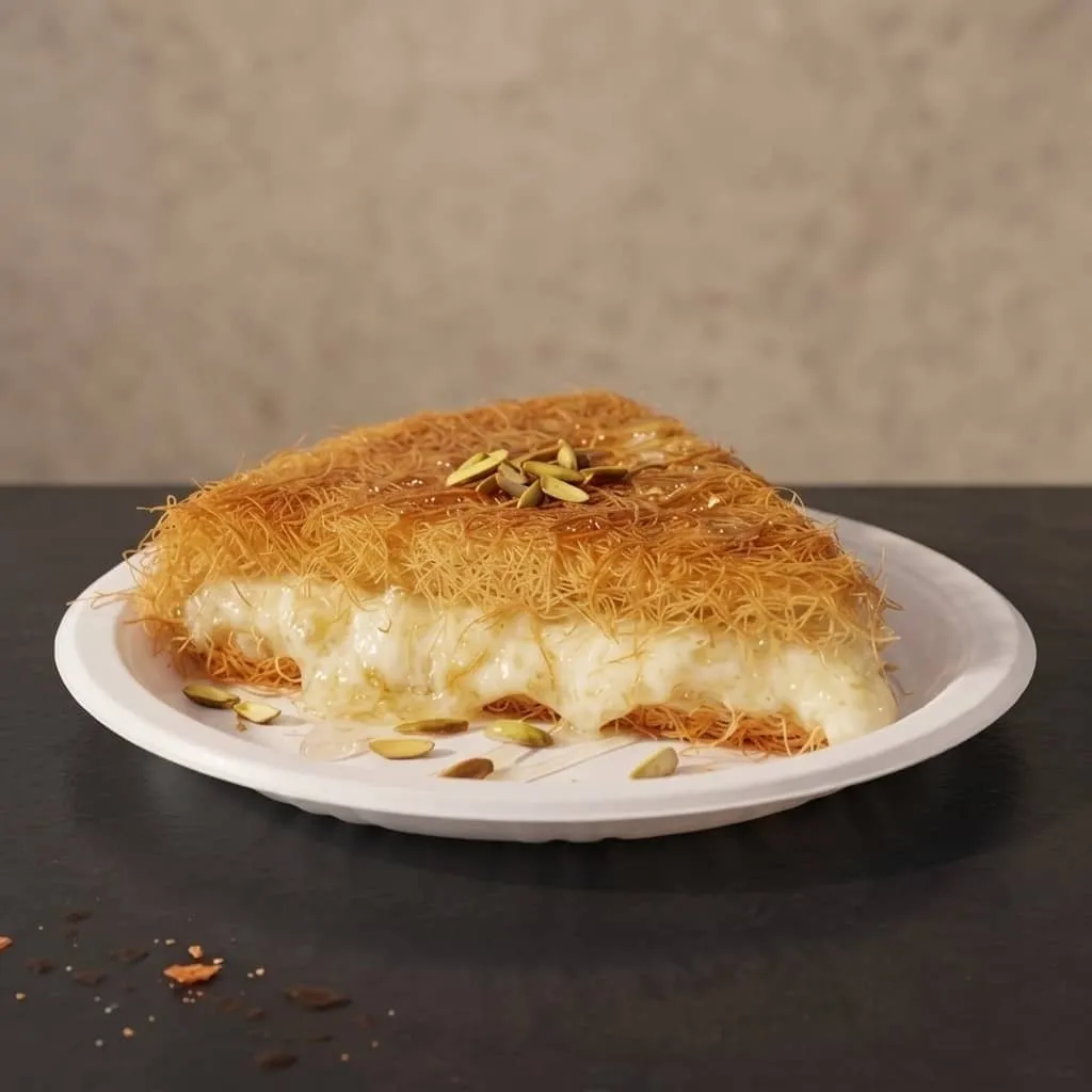 صحن كنافة خشنة