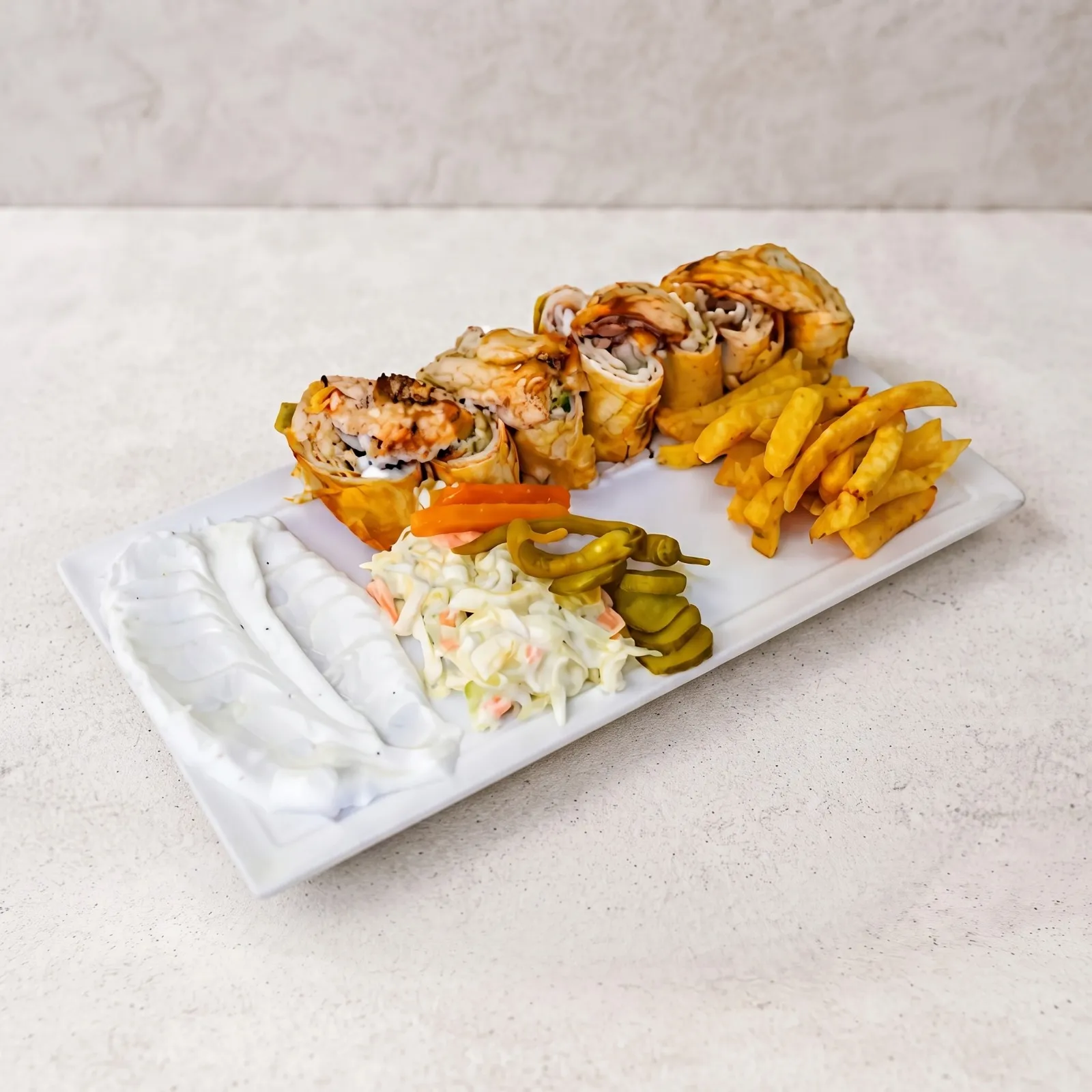 وجبة شاورما عربي