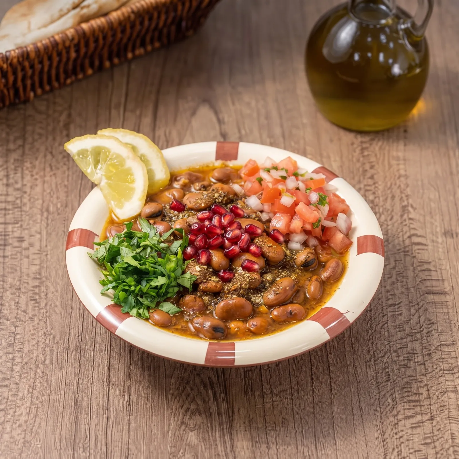 صحن فول غزاوي