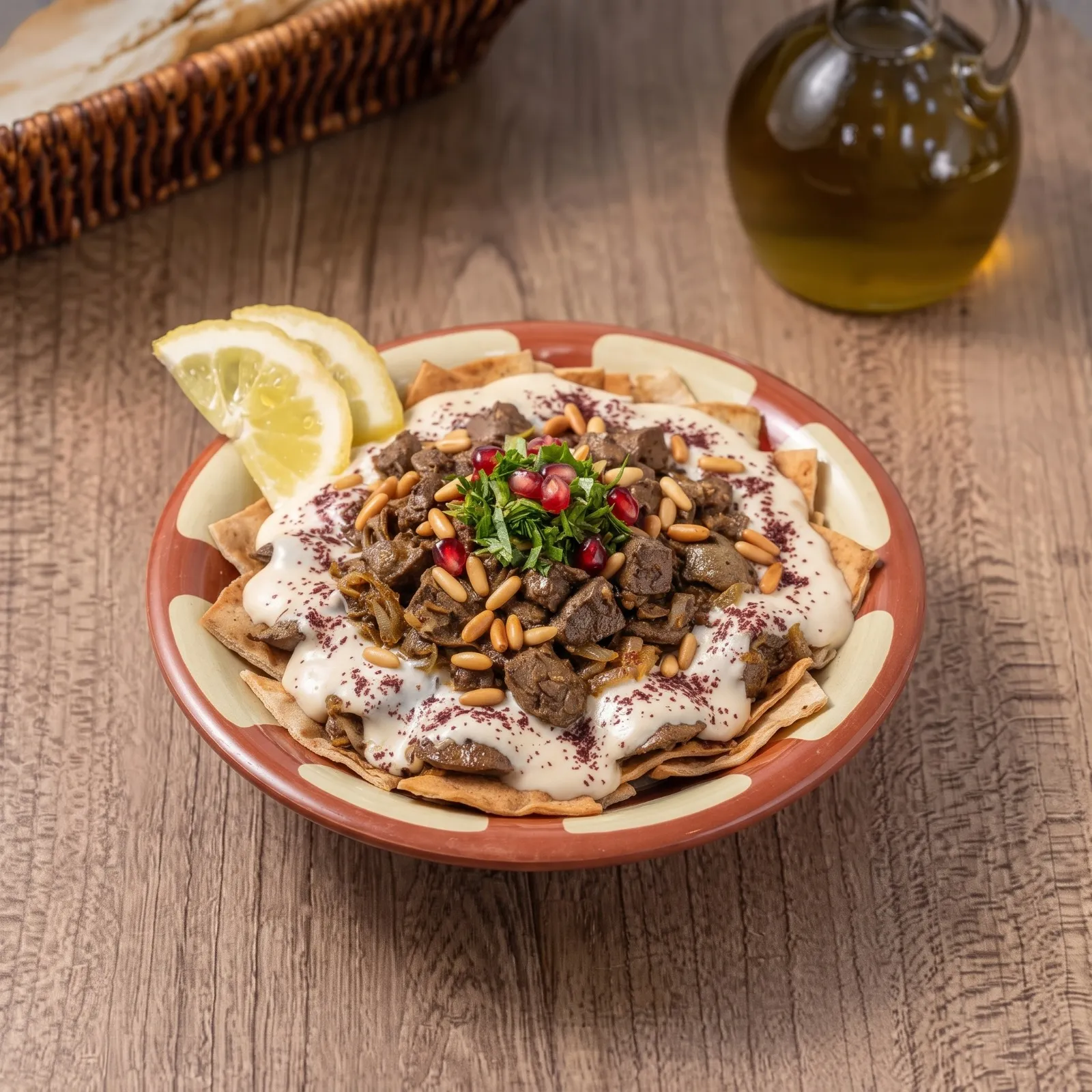 فتة بسودة الغنم