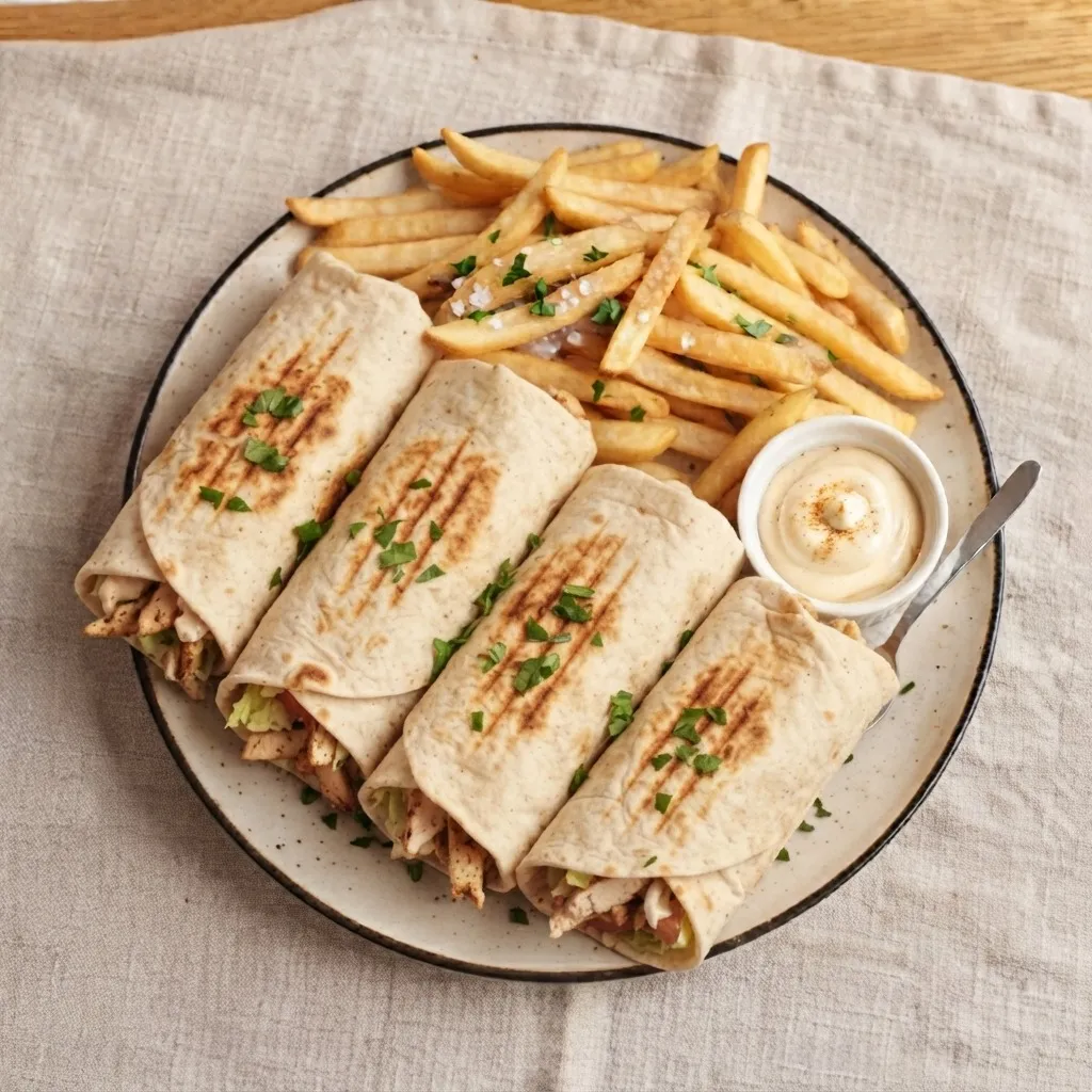 وجبة شاورما ( 3 اشخاص)