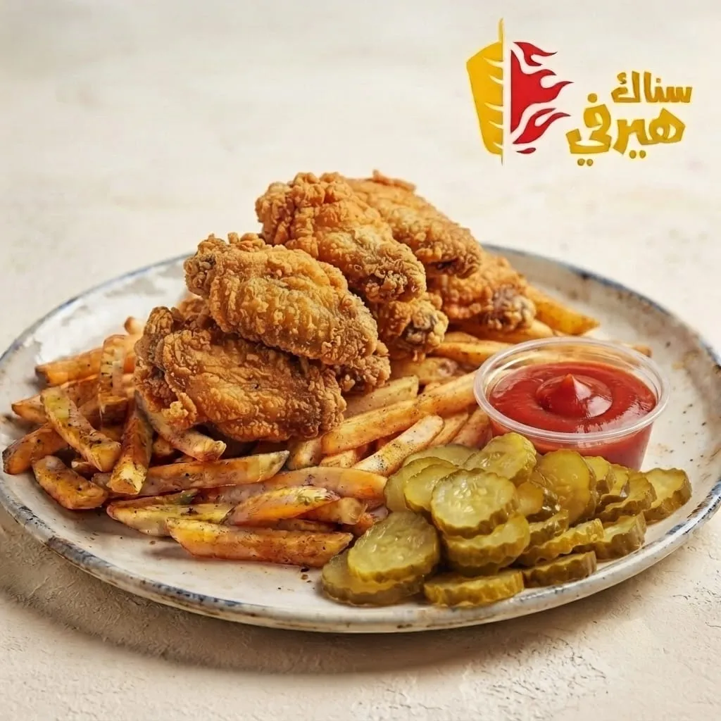 جوانح بروستد مع صوص بوفالو