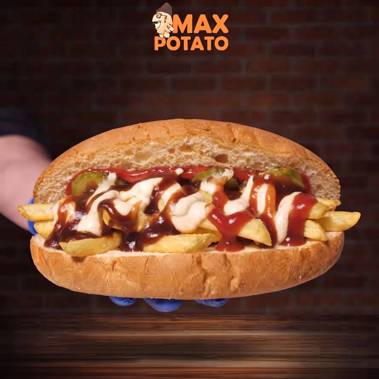 ساندويش بطاطا مع باريكيو
