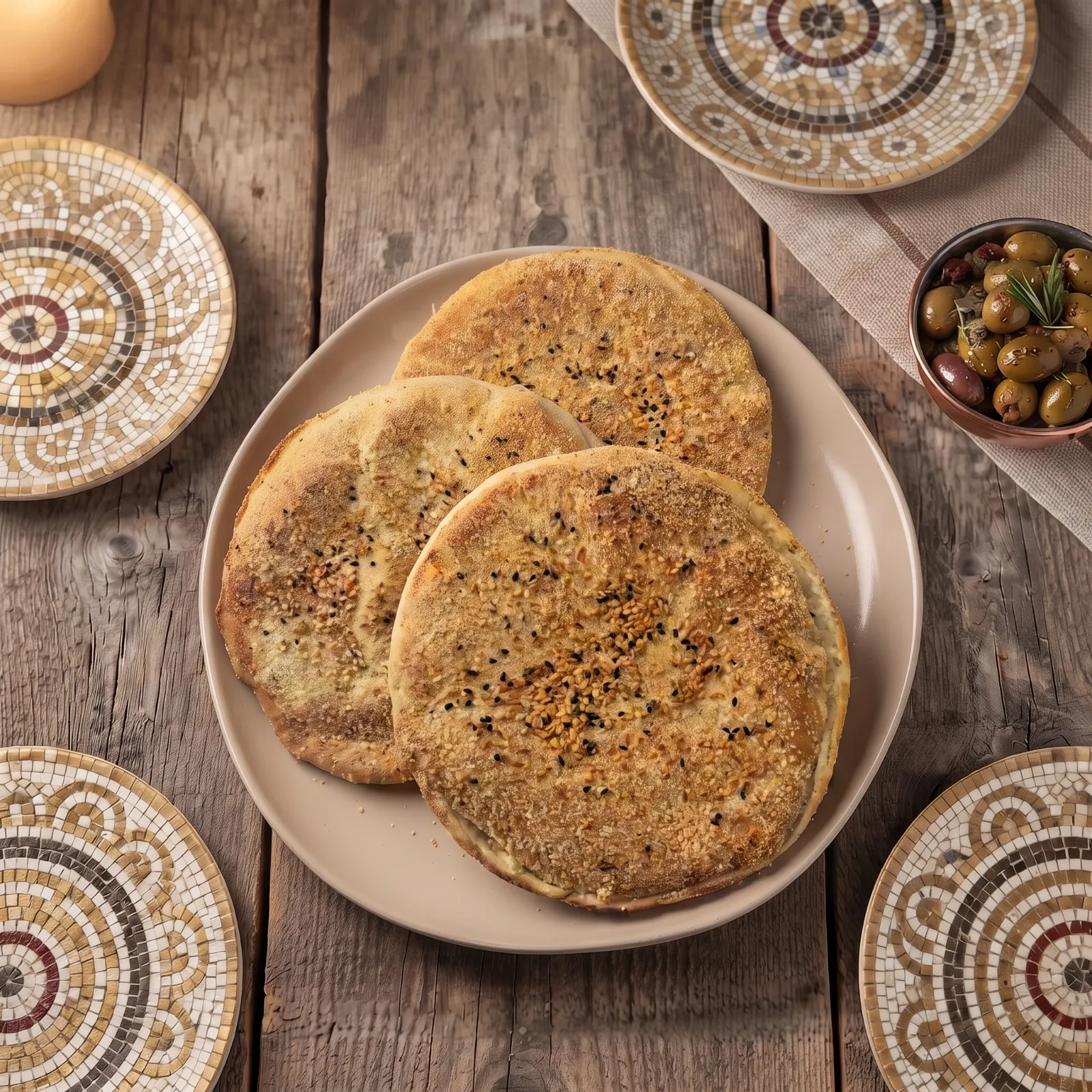 فطاير كعكة طرابلسية عكاوي وقشقوان