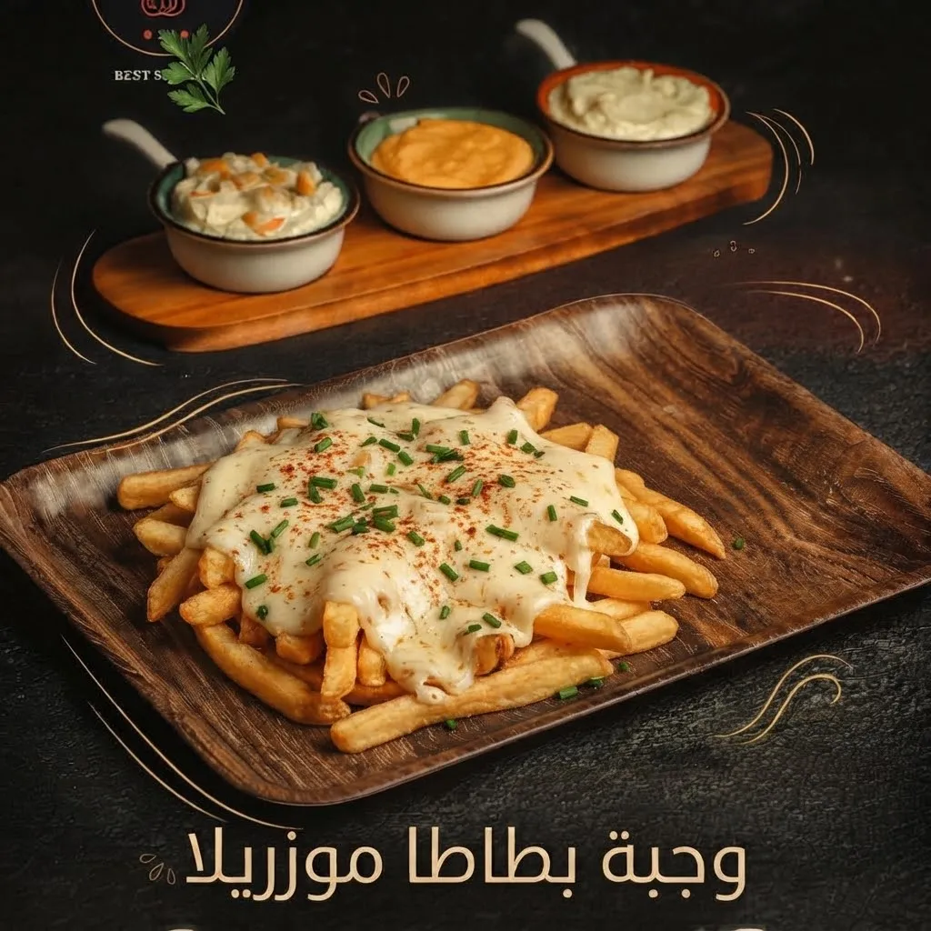 وجبة بطاطا موزريلا