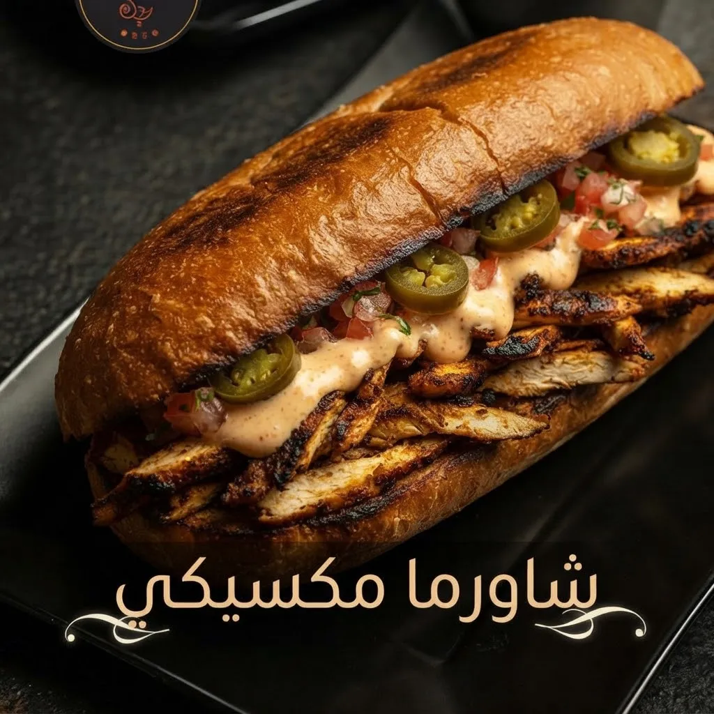سندويش شاورما مكسيكي