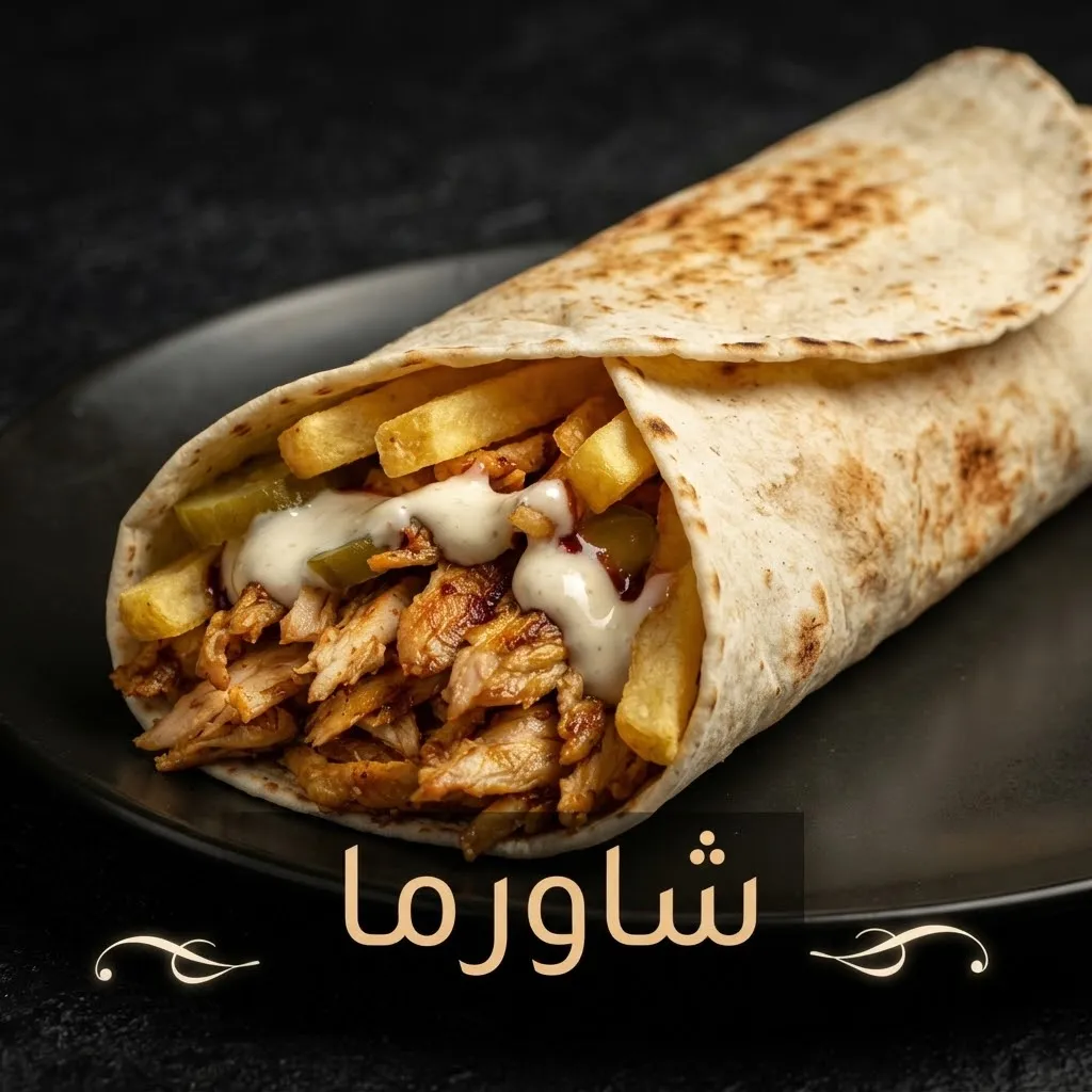 سندويش شاورما عادي دجاج