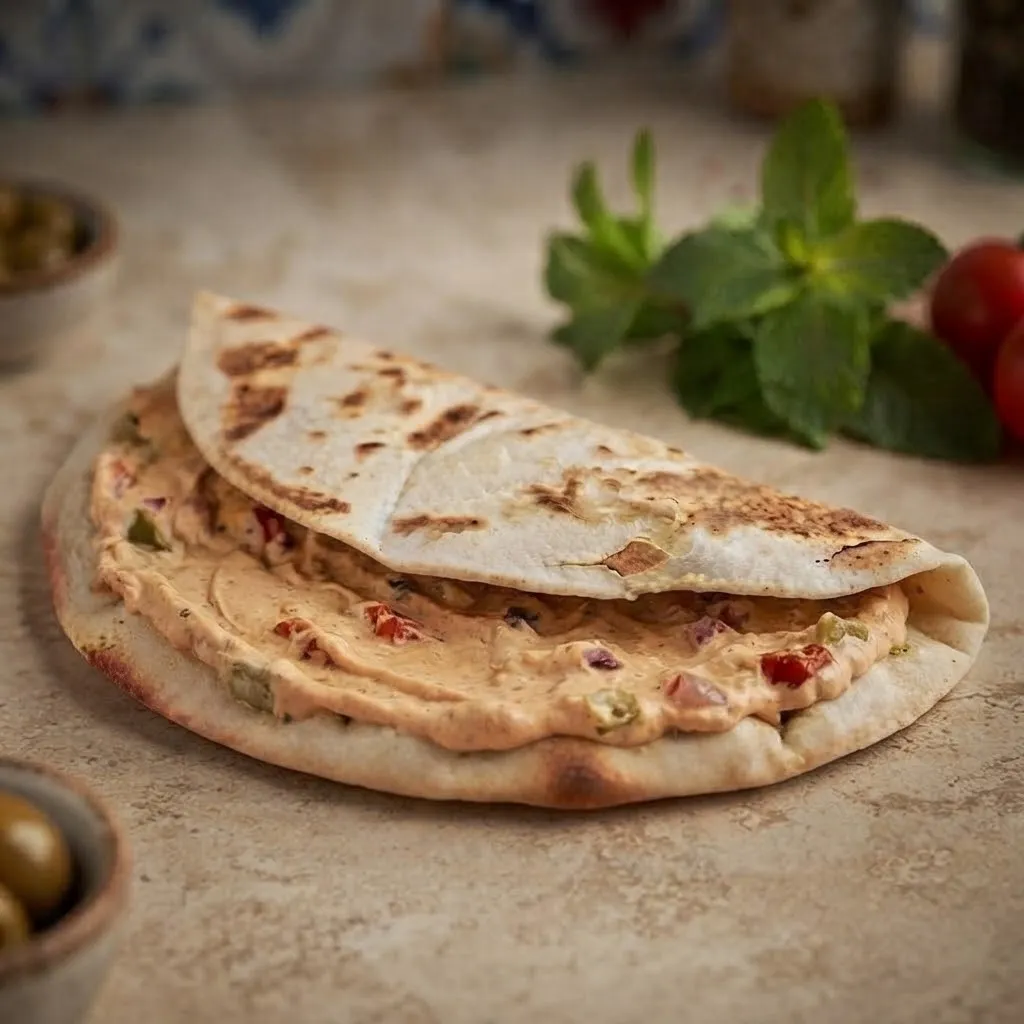 لبنة مطعمة