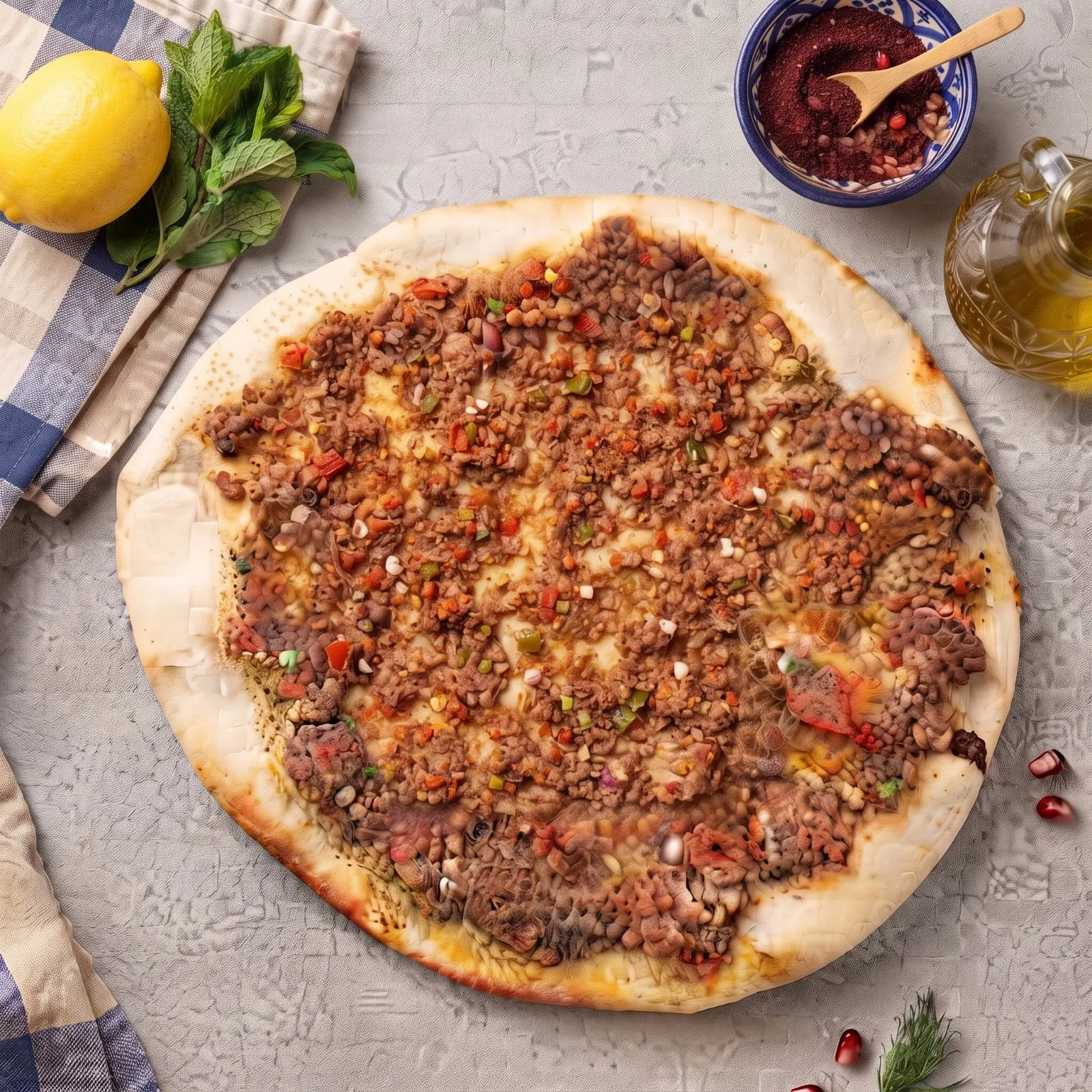 زعتر مع خضرة