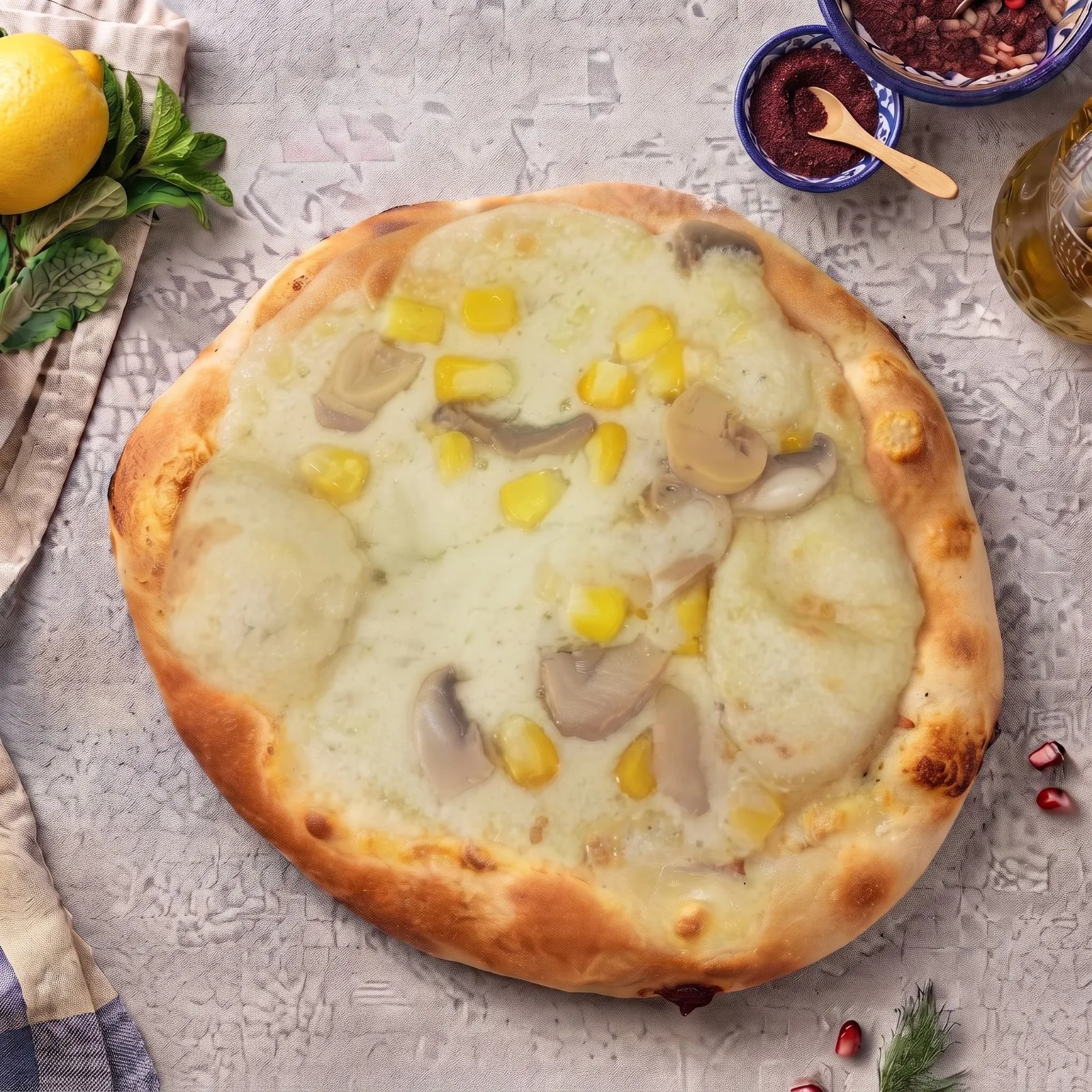 قشقوان مع فطر ودرة