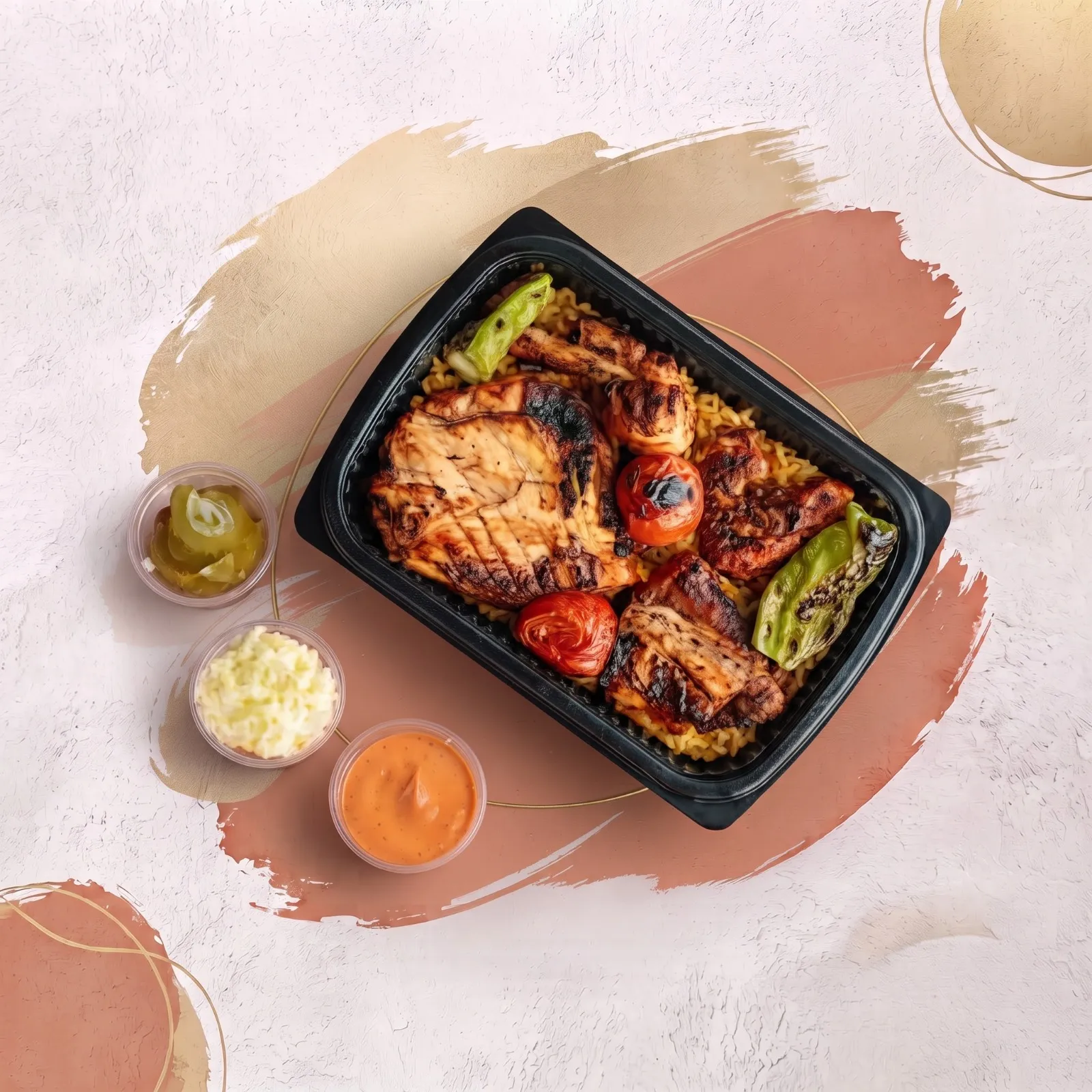 نص فروج مشوي