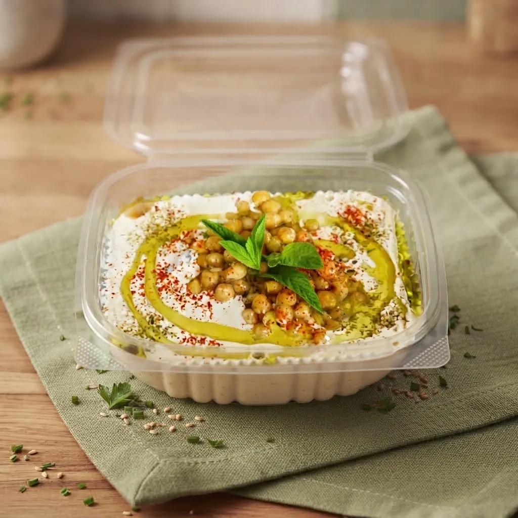 صحن حمص ناعم (مسبحة)