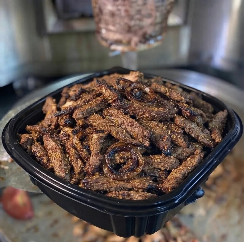 نص كيلو شاورما لحم