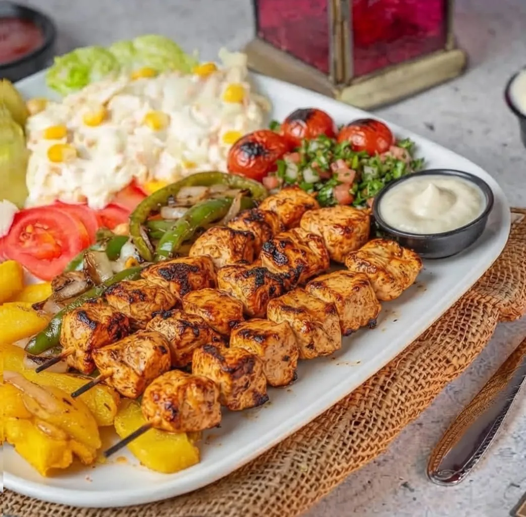 وجبة شيش طاووق