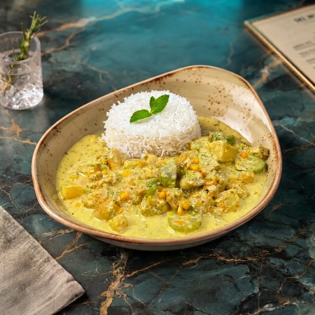 وجبة دجاج كاري