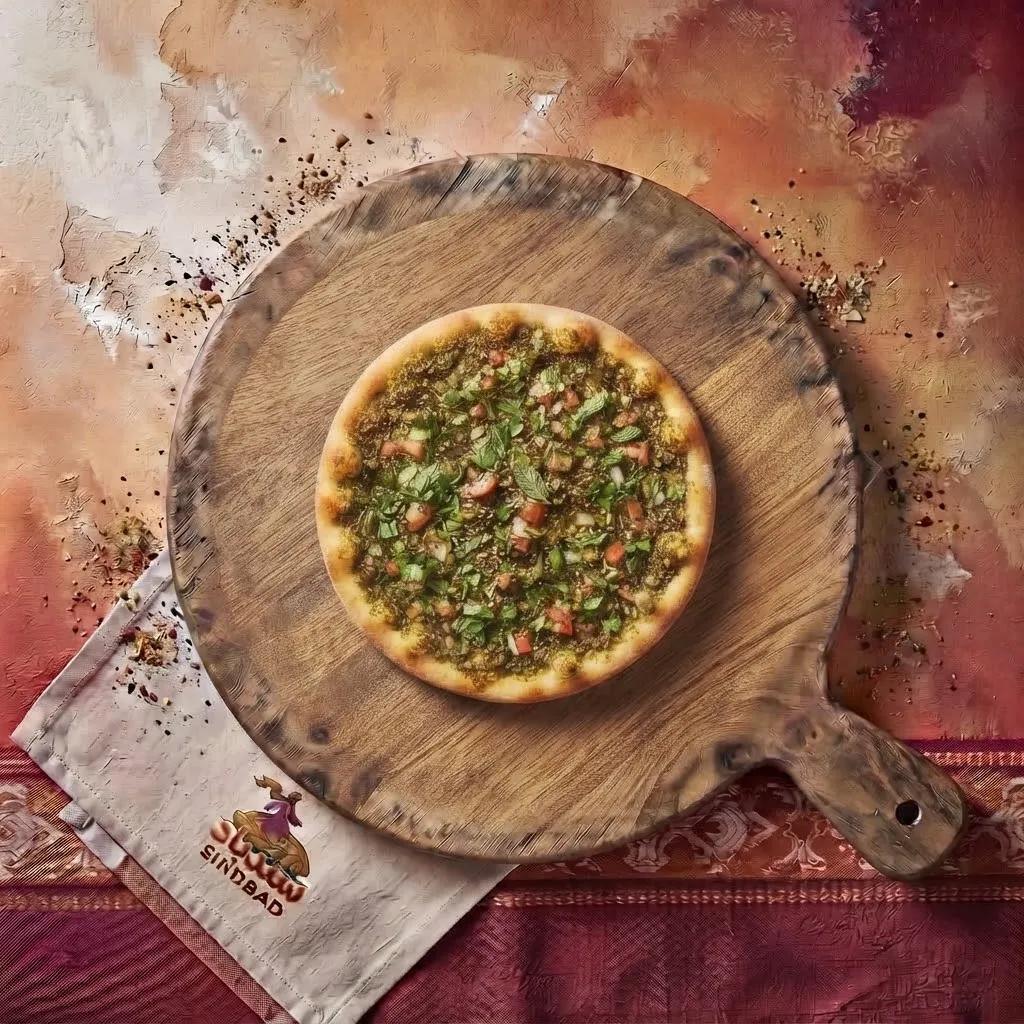 منقوشة زعتر بخضرة