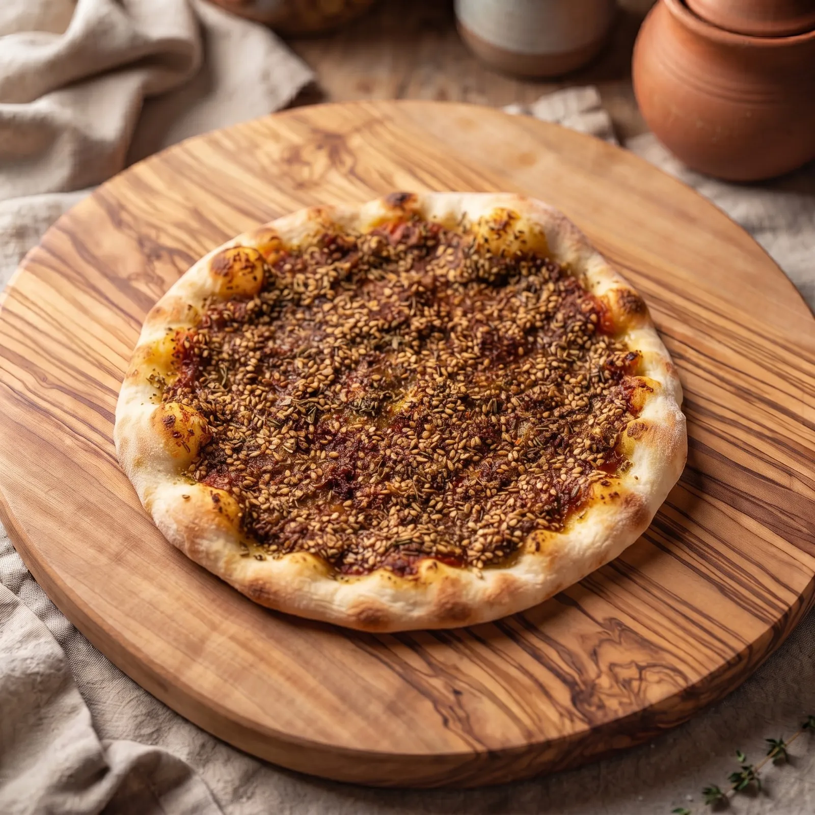 زعتر مع محمرة