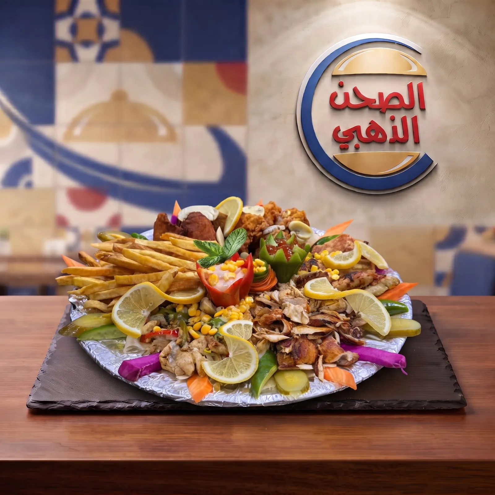 وجبة الصحن الذهبي