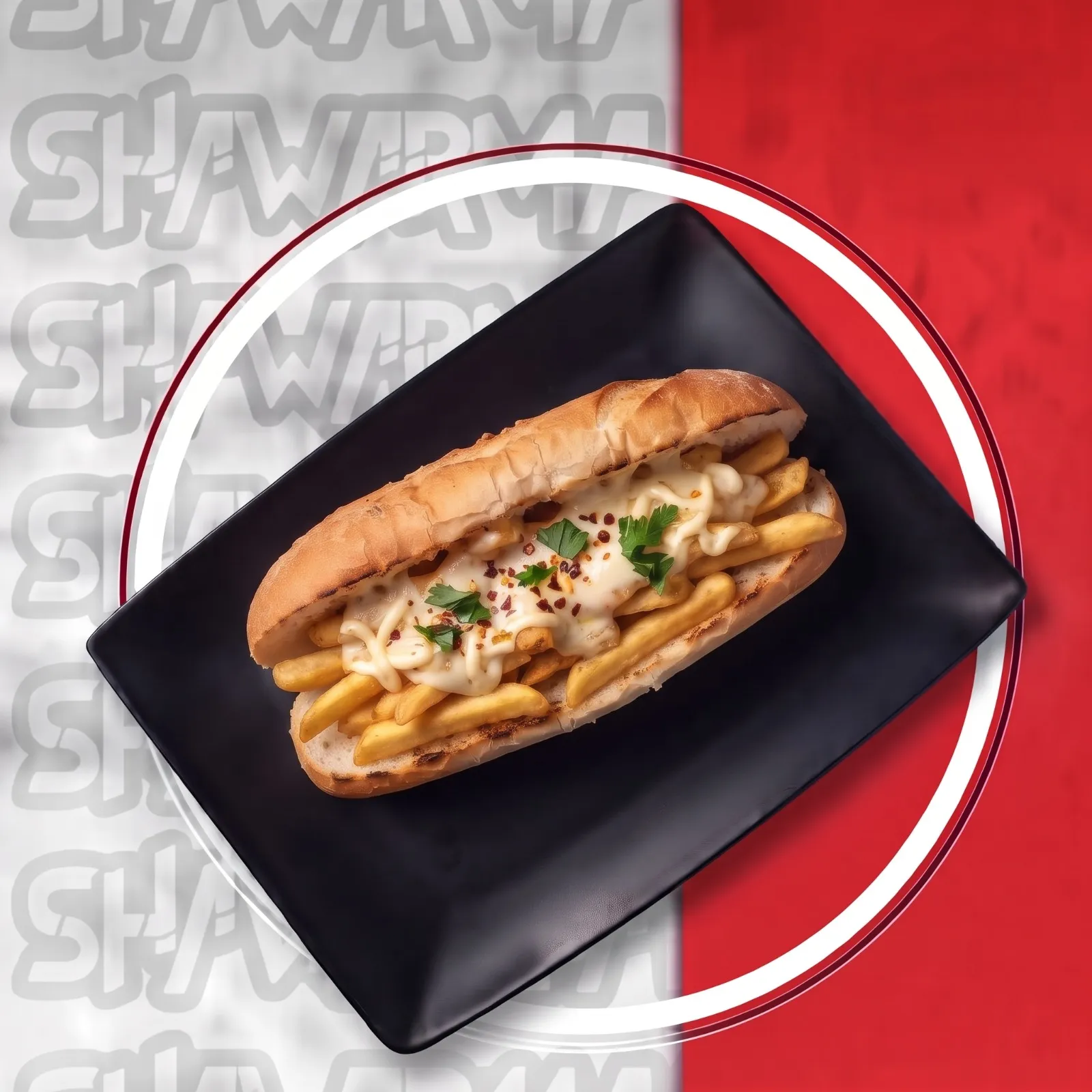 سندويش بطاطا موزريلا