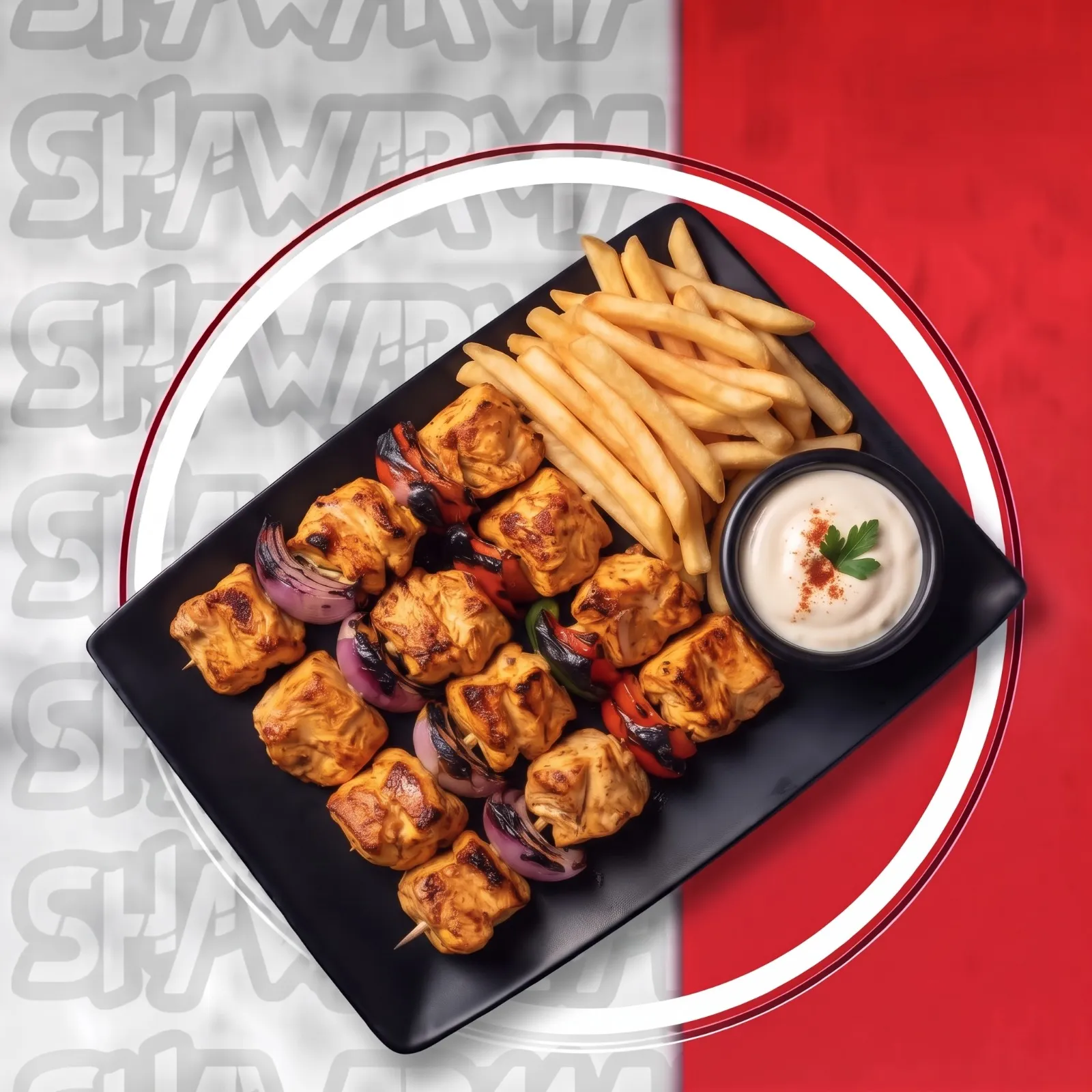 وجبة شيش طاووق